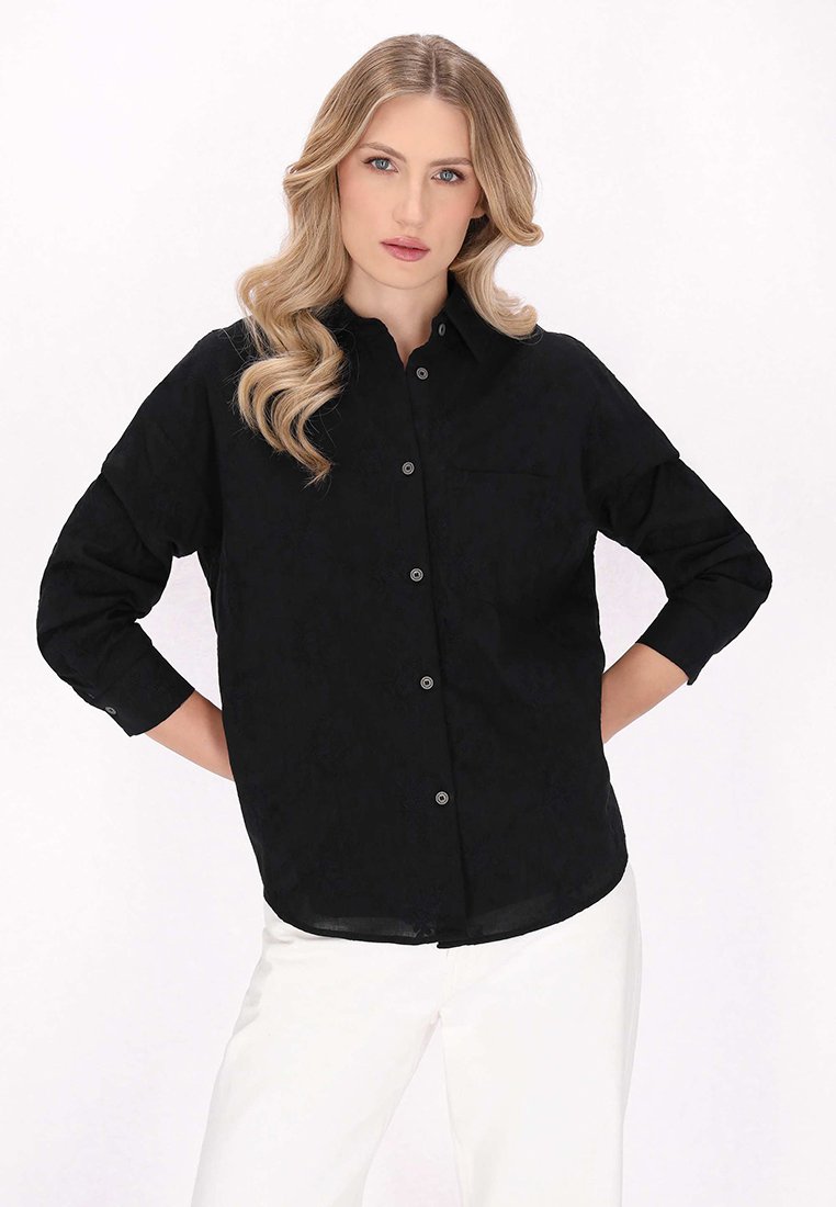 dreimaster Overhemdblouse zwart