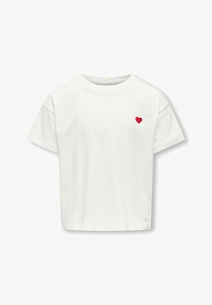 ONLY GIRLS KOGMAIKEN - T-shirt imprimé - cloud dancer