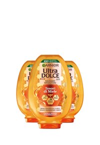 Garnier - ULTRA DOLCE TESORI DI MIELE, BALSAMO RIPARATORE, 97% ORIGINE NATURALE, CAPELLI DANNEGGIATI, SENZA SILICONI, 360ML - 3 PACK - Balsamo Immagine in miniatura 1