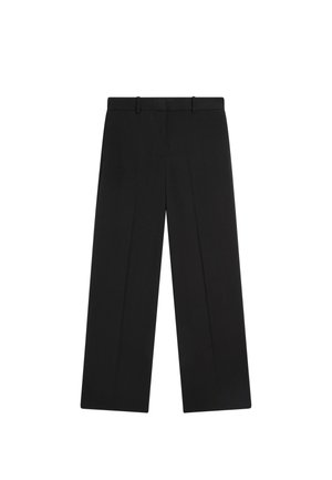 Massimo Dutti, FLOWING STRAIGHT-LEG PANTS - Broek - black