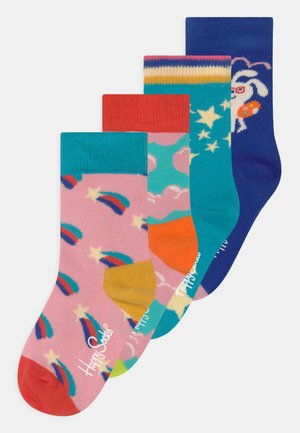 CLOUDS & SHOOTING STAR UNISEX 4 PACK - Socks - multi-coloured