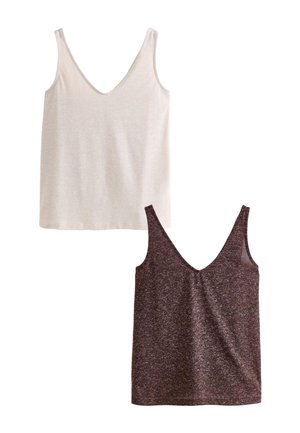 Next REGULAR FIT-2 PACK  - Top - chocolate sage