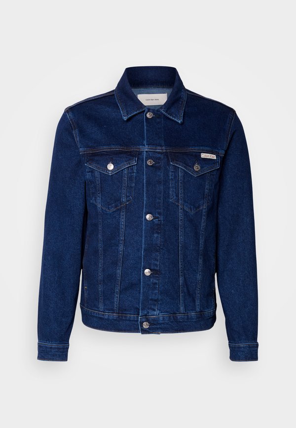 SLIM JACKET - Denim jacket - denim dark4