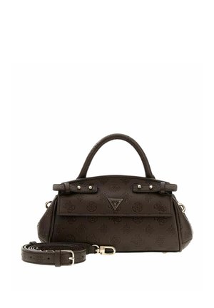 Guess, DIANA MINI TOP HANDLE FLAP - Sac à main - chocolate logo