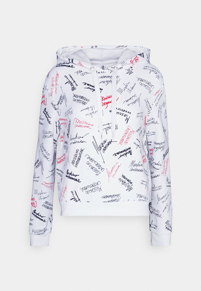 Moschino Underwear Pyjamashirt wit Moschino Underwear Pyjamashirt wit