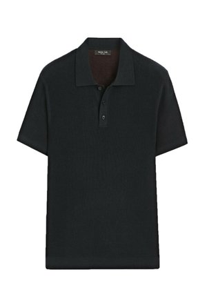 Massimo Dutti, Poloshirts - mottled dark blue