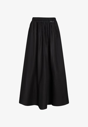 KARL LAGERFELD, SIGNATURE SHEER BEACH MAXI - Accessoire de plage - black