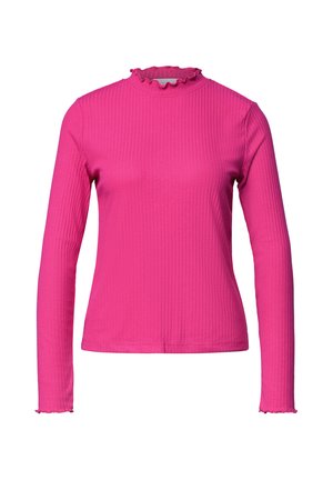 Street One Studio, LONG-SLEEVE TOP WITH TURTLENECK - T-shirt à manches longues - ruby raspberry