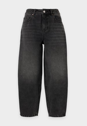 Vero Moda Petite, VMBILLIE BARREL  - Τζιν χαλαρής εφαρμογής - black denim