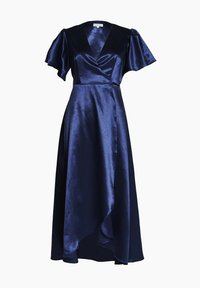 True Decadence SERENA CHAMPAGNE BRIDESMAID WRAP MIDI - Cocktailklänning - navy
