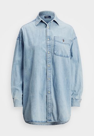 Polo Ralph Lauren OVERSIZE COTTON DENIM SHIRT - Skjortebluse - soria wash