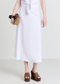 Calliope LUNGA VISC - Gonna lunga - bianco ottico