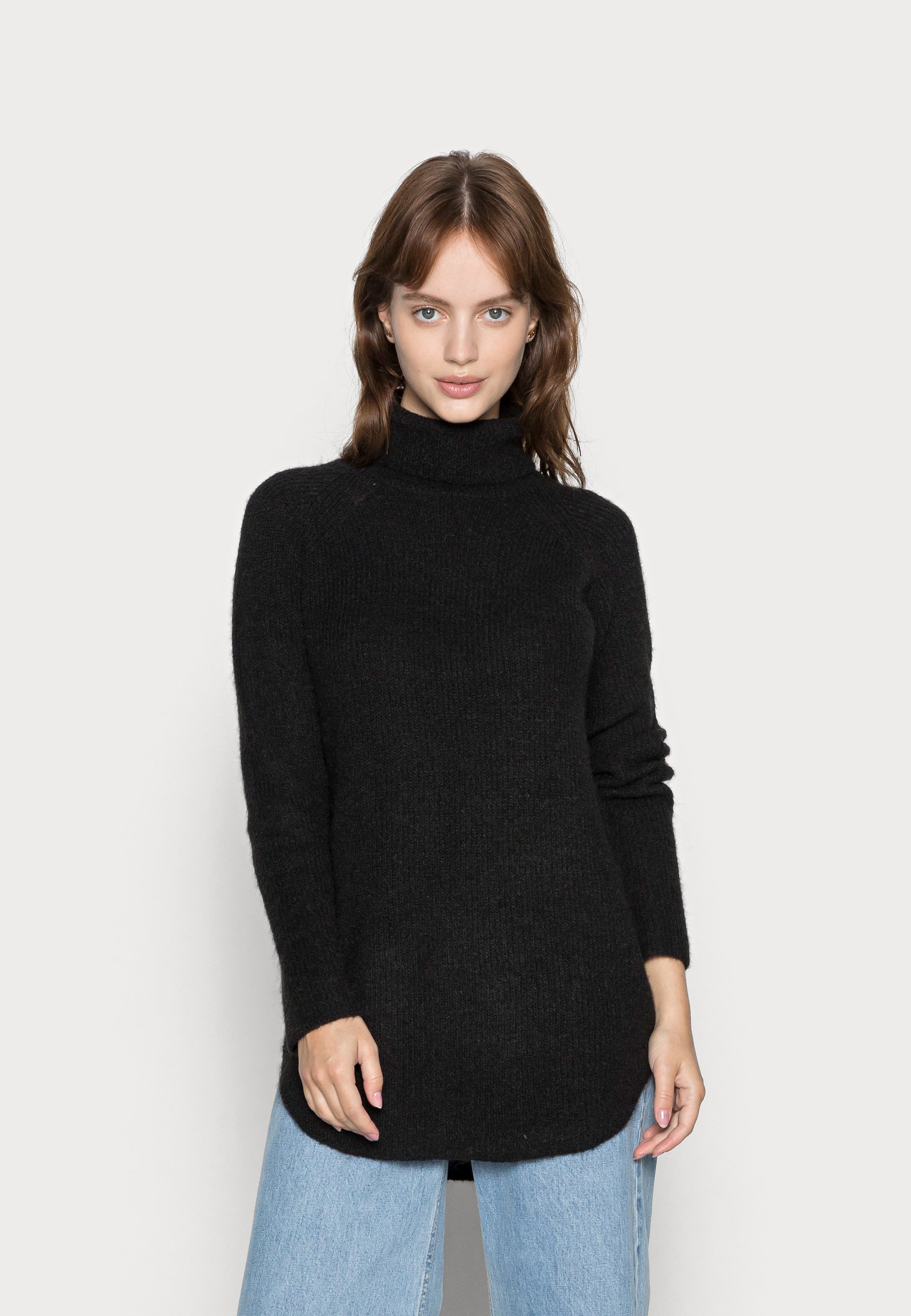 Pieces PCELLEN O-NECK - Strickpullover - tawny port/bordeaux