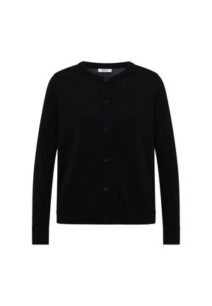 Cecil, CARDIGAN MIT RUNDHALS UND KNOPFLEISTE - Gilet - black