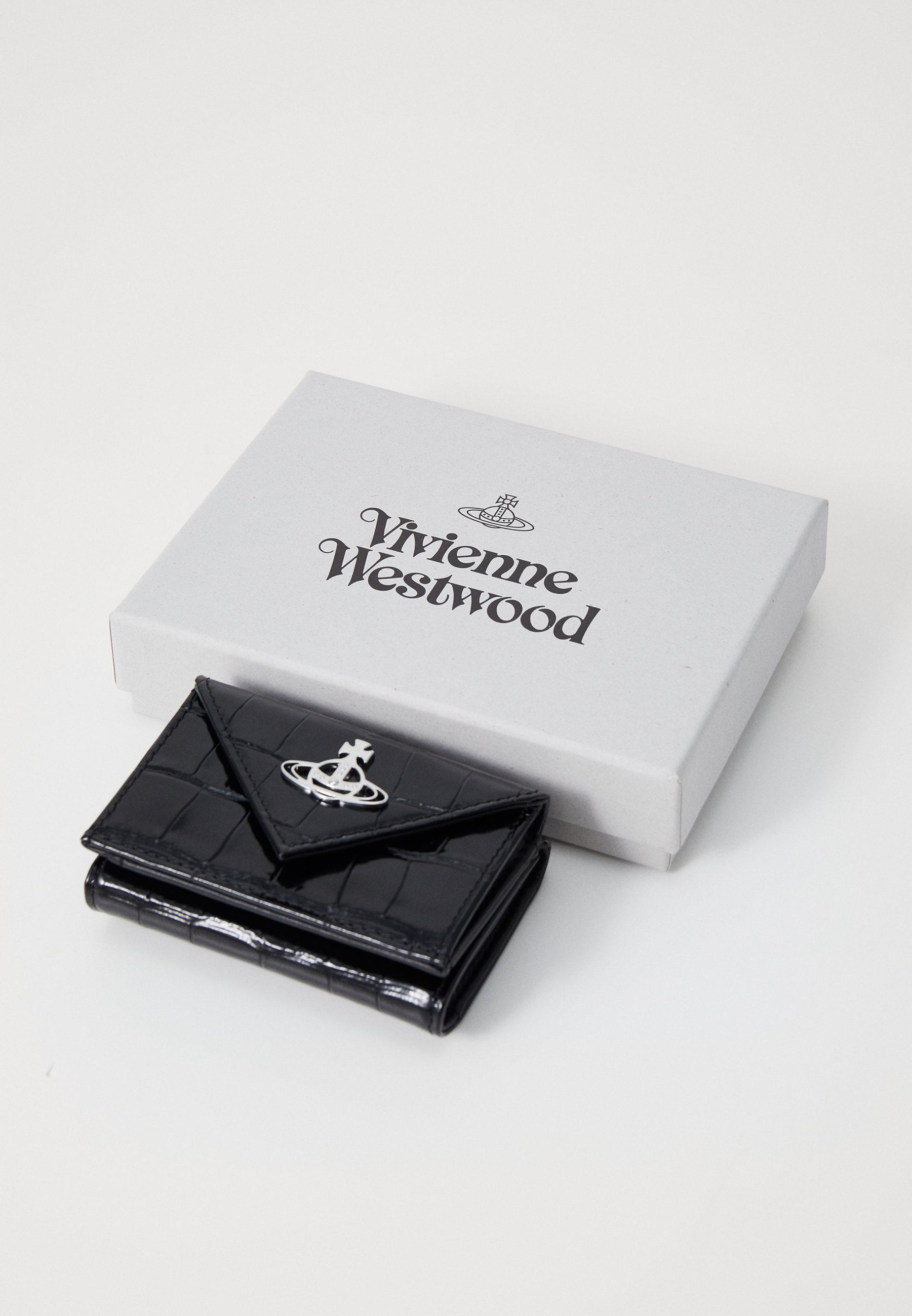 Vivienne Westwood ENVELOPE BILLFOLD UNISEX - Wallet - black Vivienne Westwood ENVELOPE BILLFOLD UNISEX - Wallet - black