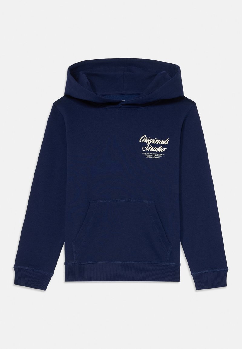 Jack & Jones Junior JORNORREBRO TYPO BACK - Sweat à capuche - ocean cavern