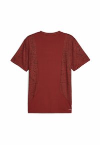Puma STUDIO CLOUDSPUN - Trükipildiga T-särk - mars red