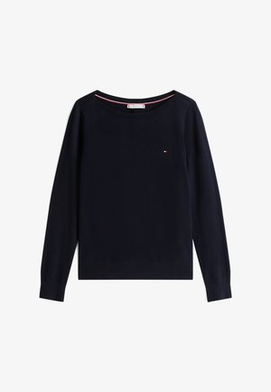 Tommy Hilfiger, STITCH BOAT - Striktrøje - desert sky