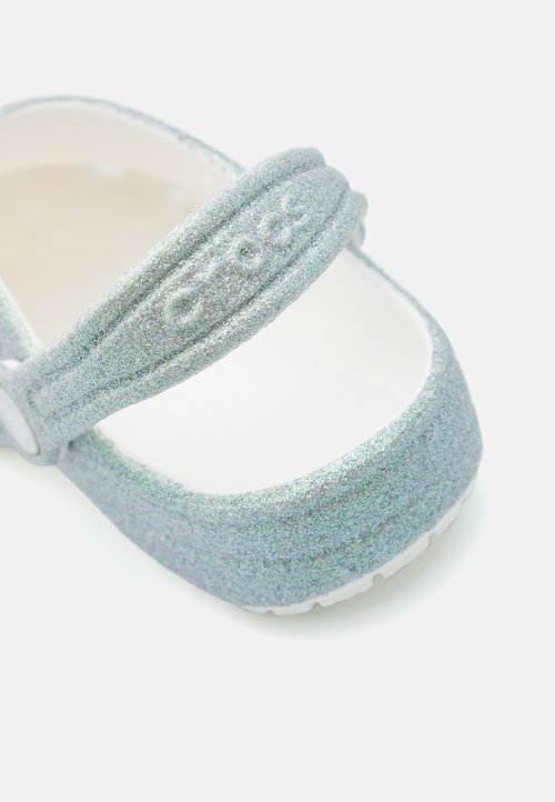 Crocs CLASSIC IRIDESCENT GLITTER - Mules - white — foto 6