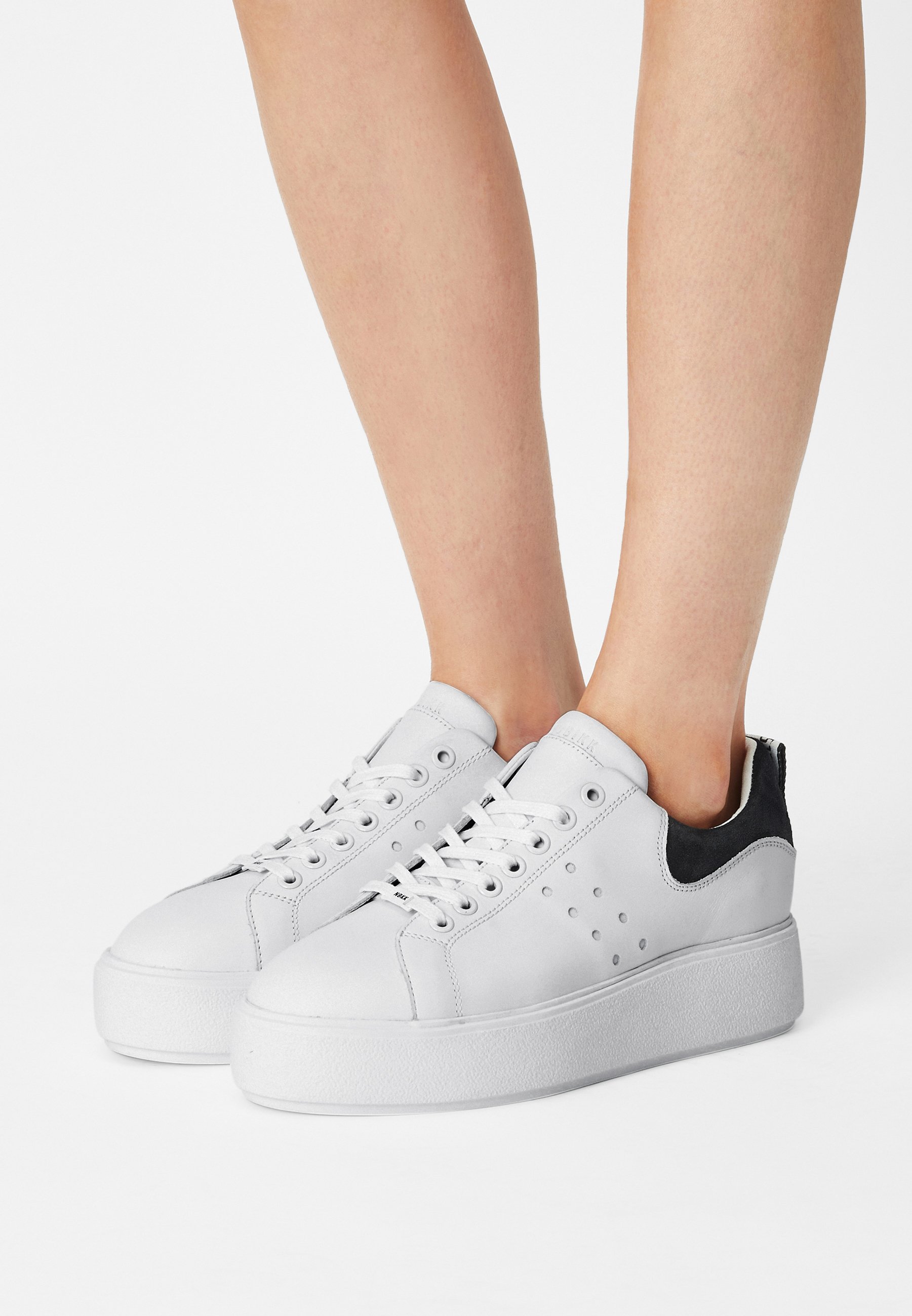 Nubikk ELISE MARLOW - Trainers - white/black/white - Zalando.ie