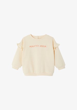 Vertbaudet, MIT RÜSCHEN - Sweatshirt - vanille