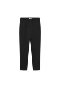 COMO TAPERED DRAWSTRING PANTS - Nadrágok - black