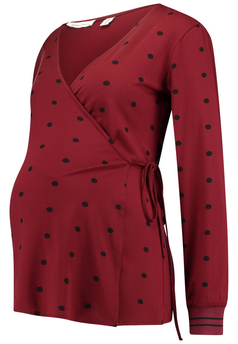 Queen Mum Longsleeve bordeauxrood Queen Mum Longsleeve bordeauxrood