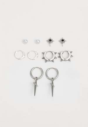 YOURTURN UNISEX SET - Náušnice - silver-coloured