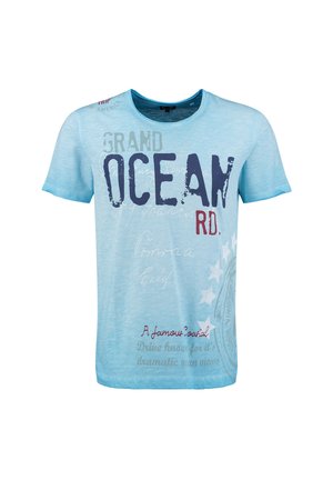 Key Largo, OCEAN ROUND - T-Shirt print - blue