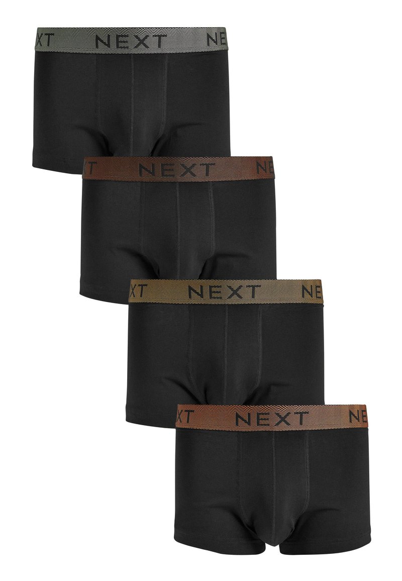 Next 4 PACK - Apakšbikses - black metallic zig zag waistband