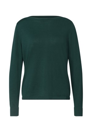Street One, BASIC SWEATER WITH A BOAT NECK - Pullover - shadow teal