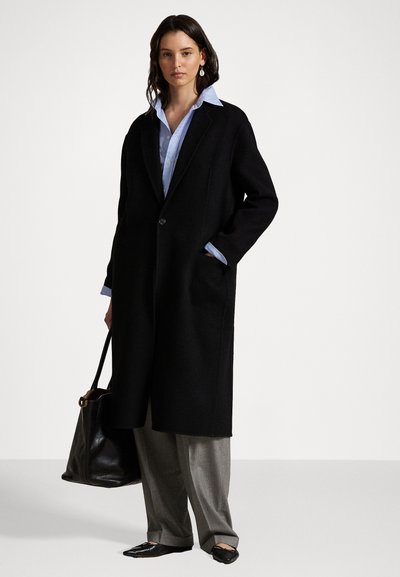 Polo Ralph Lauren DOUBLE FACED WOOL COAT - Mantel - black
