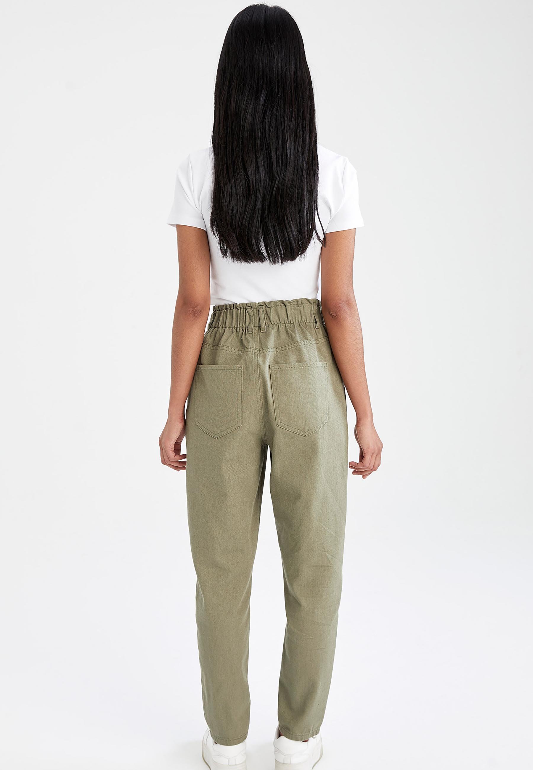 DeFacto SLOUCHY - Pantaloni sportivi - khaki/cachi - Zalando.it