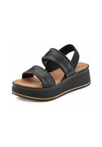 LASCANA Wedge sandals - schwarz