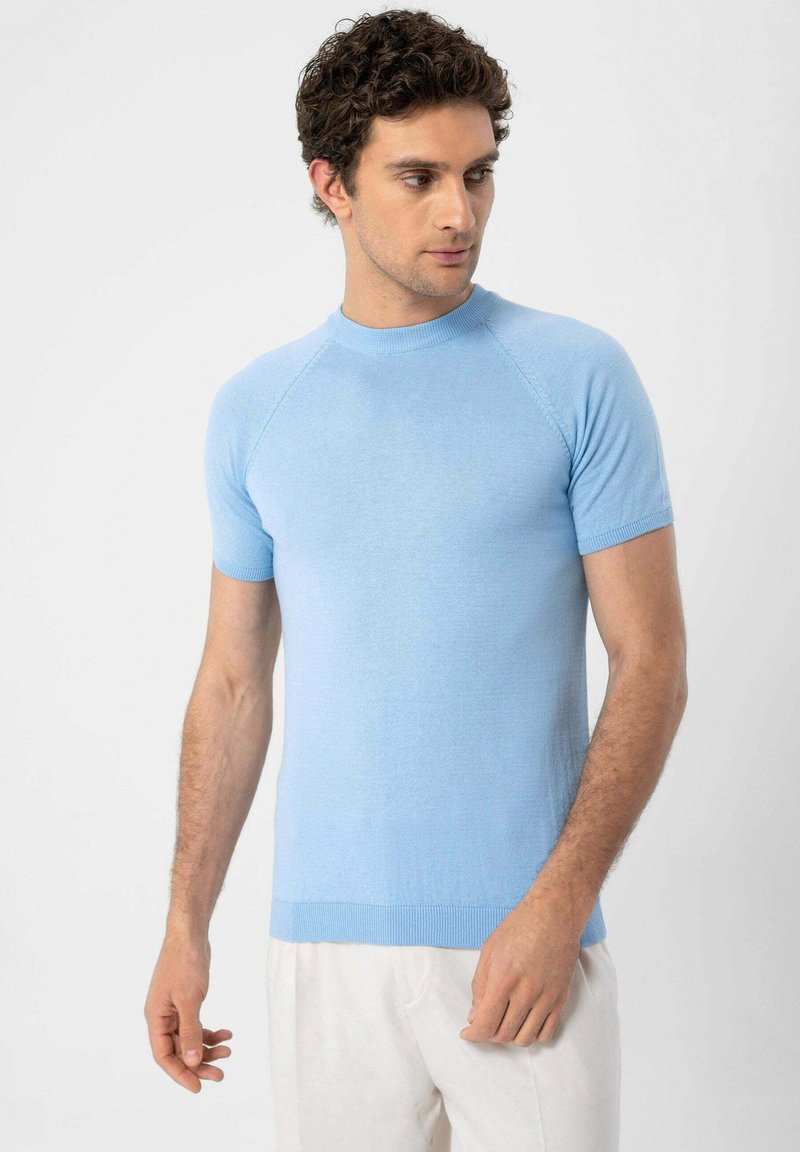 Antioch Basic Tshirt baby blue/blue Zalando.ie