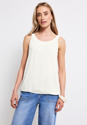 STRUKTURMIX - Blouse - weiß