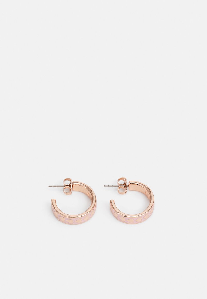 Ted baker rose gold hoop earrings Clearance