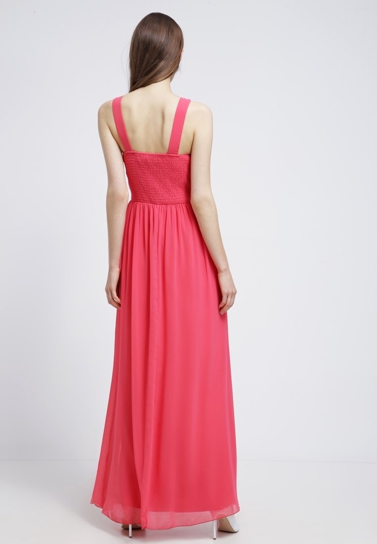 strapless open back dress Roses Are Red Shirred Dress – Lazy Oaf main image 1