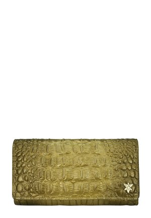 ANUSCHKA HANDPAINTED - Wallet - croc embossed desert gold