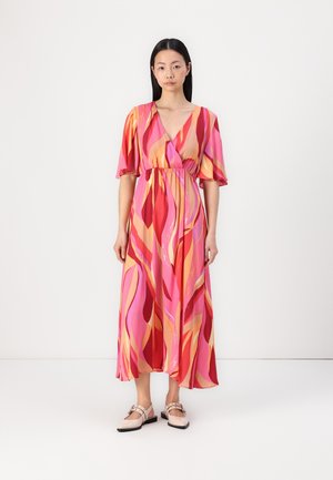 ONLPHILINERE FLARED LONG DRESS  - Robe de jour - strawberry moon/tulip