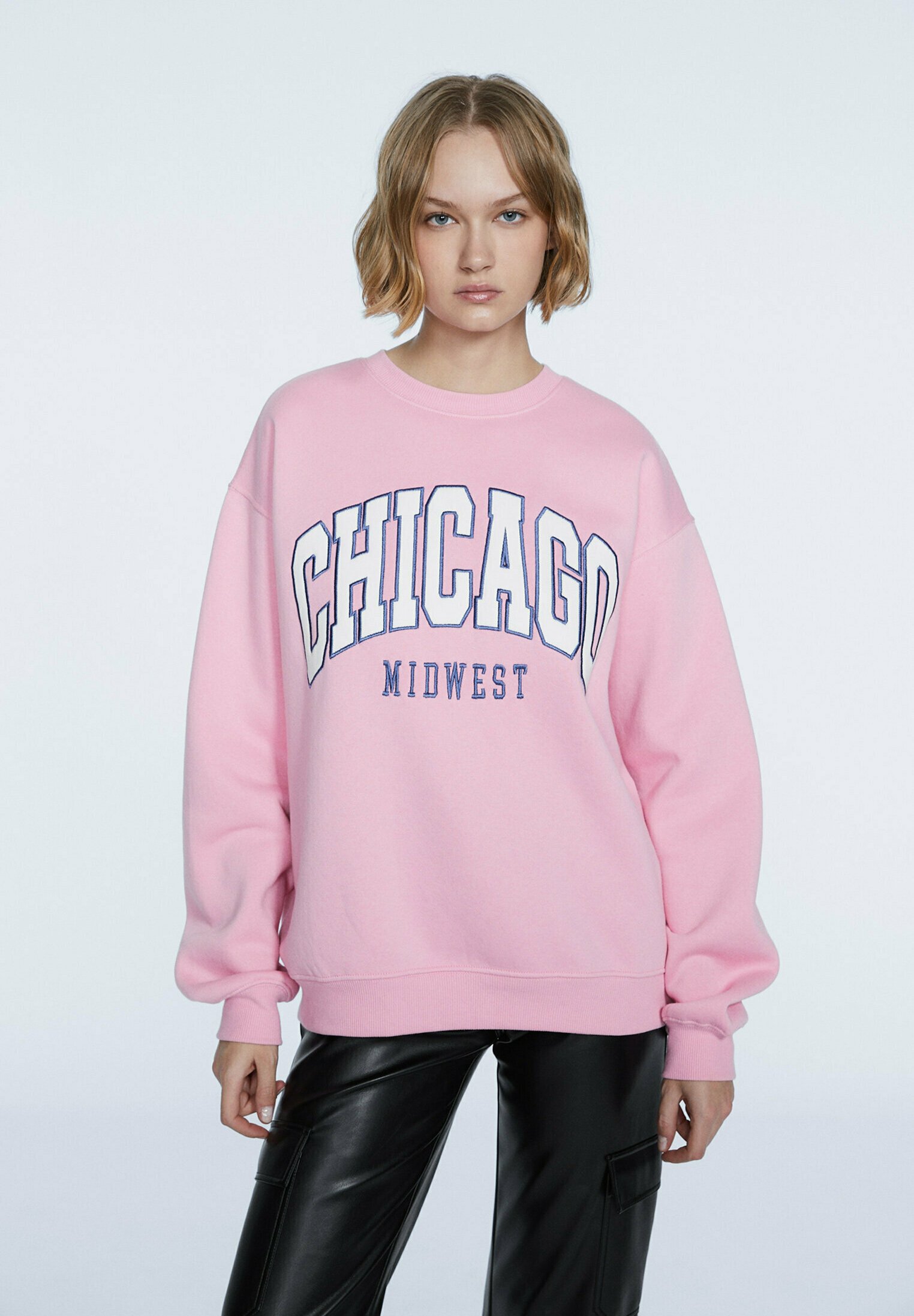 stradivarius oversize pullover