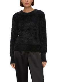 s.Oliver BLACK LABEL IN-OPTIK - Trui - schwarz