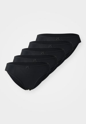 BASIC BRIEF SIDE HOOKS 5 PACK - Alushousut - black