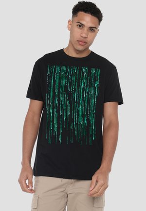 Cotton Soul, THE MATRIX/CODE LOGO - Print T-shirt - black