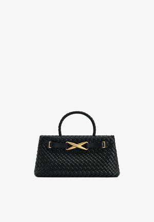 JW PEI, JW PEI CABAS ELORA TRESSÉ BLACK - Sac à main - black