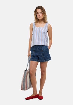 Monoprix, SHORT EN JEAN À PONT - Short en jean - stone denim