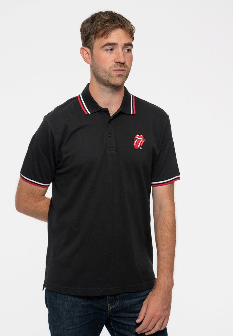 Paradiso Clothing THE ROLLING STONES CLASSIC TONGUE UNISEX - Polo shirt - black