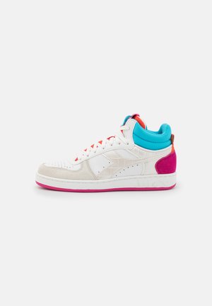 MAGIC BASKET DEMI CROCO  - Sneakers alte - white/bachelor button/daiquiri