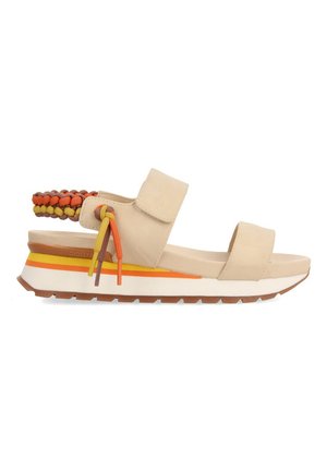 AUSTELL - Platform sandals - beig