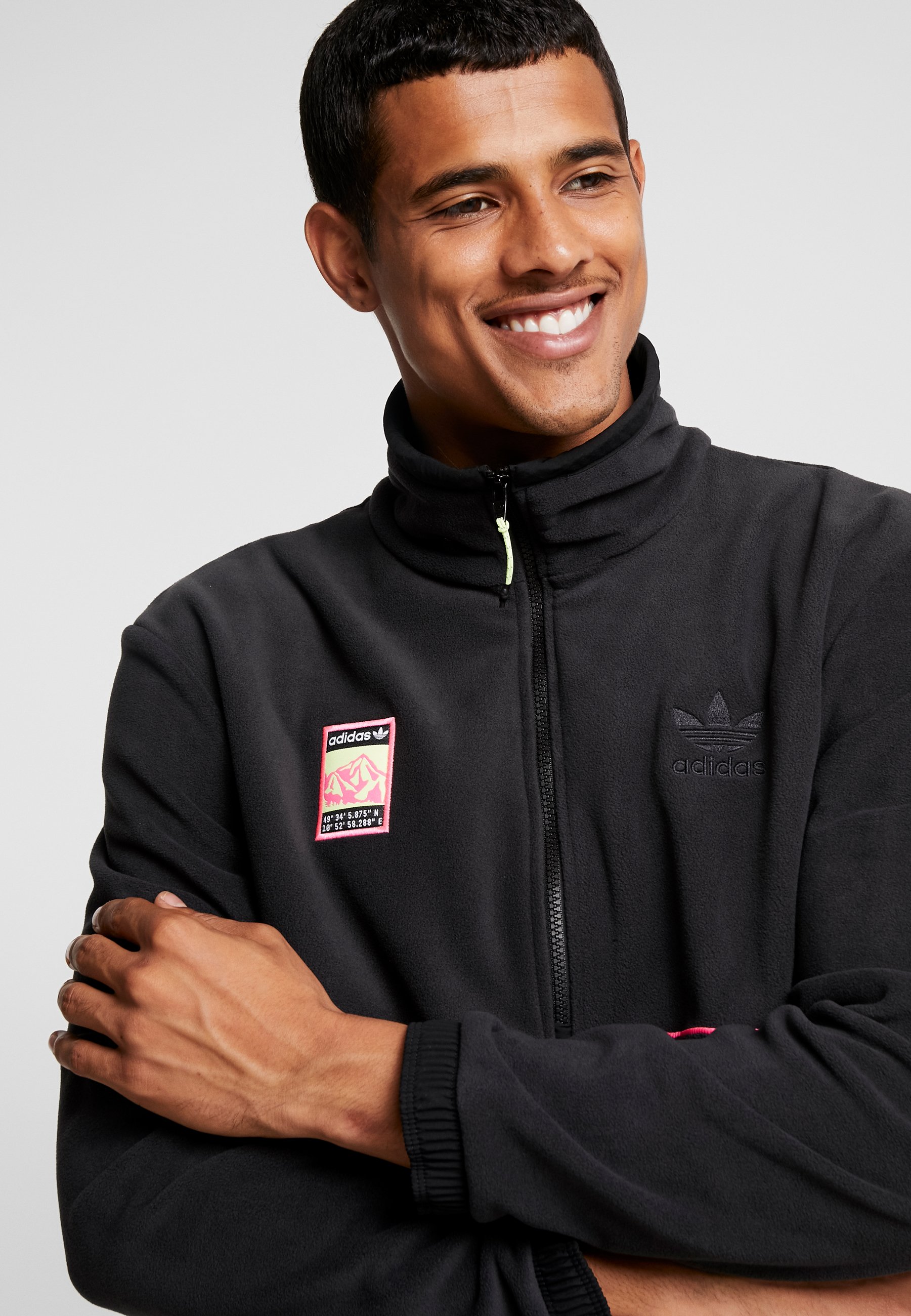 adidas Originals POLAR TOP Fleecegenser black Zalando.no adidas Originals Fleecegenser brown Zalando.no